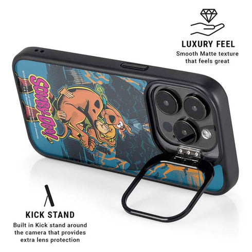 Scooby Doo Beware of Dracula iPhone 15 Pro Kickstand Case